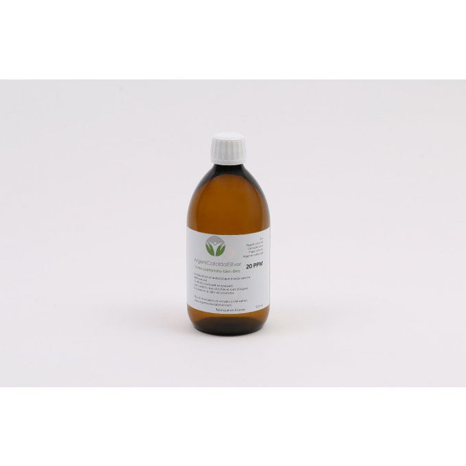 Argent Colloïdal Silver 20ppm 500ml Colissimo offert